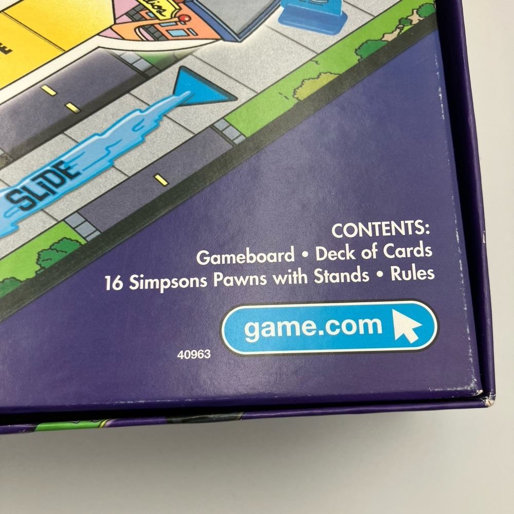 The Simpsons Sorry! Board Game Parker Brothers Complete Excellent Condition - Picture 9 of 9